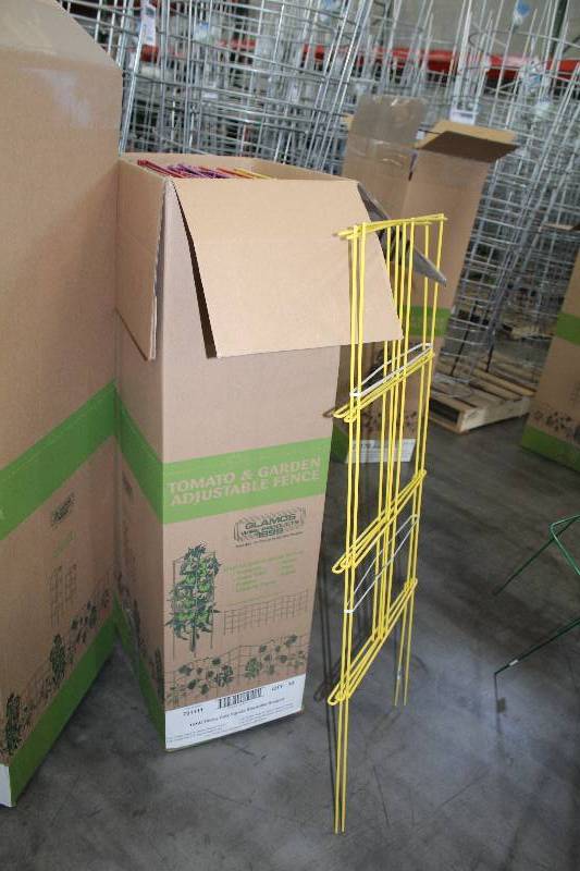 lot 327 image: Lot of (5) 16x42in. Heavy Duty Square Stackable Support Blazin Gemz Color Combo 10-Count Carton