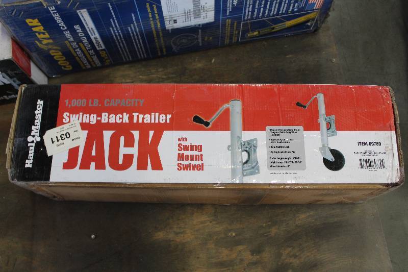 lot 206 image: Haul Master 1000 lb. Capacity Swing-Back Trailer Jack