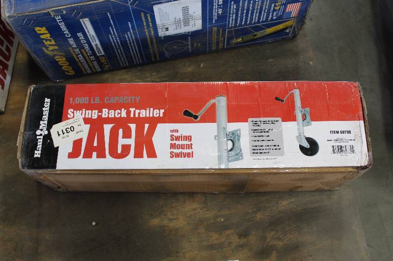 lot 208 image: Haul Master 1000 lb. Capacity Swing-Back Trailer Jack