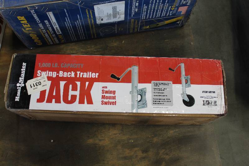 lot 209 image: Haul Master 1000 lb. Capacity Swing-Back Trailer Jack