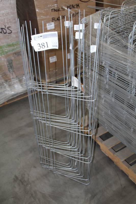 lot 381 image: Lot of (9) 44in. Diamond Cage Support 10-Count Boxes