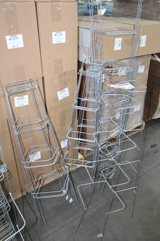 lot 389 image: Lot of (15) 46in. Heavy Duty Sectional Garden Cage