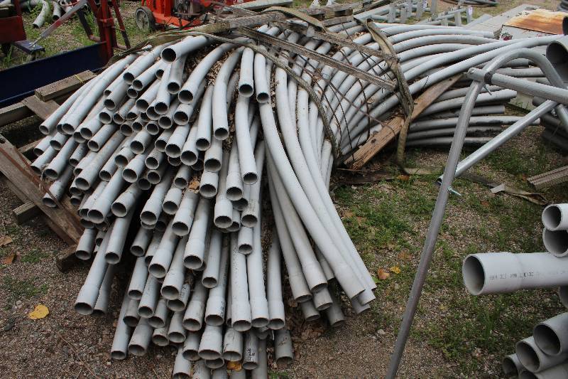lot 70 image: Lot of (Approximately 80) Metal Conduit Pipe