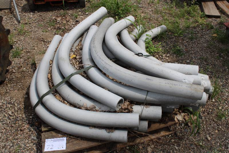 lot 72 image: Lot of (Approximately 15) Metal Conduit Pipe