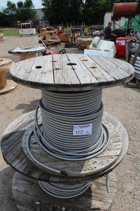 lot 102 image: Partial Spool MC Cable