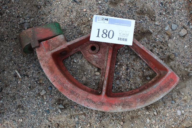 lot 180 image: Greenlee 5018655 Pipe Bender Shoe