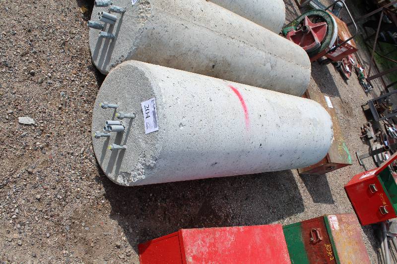 lot 204 image: Concrete Light Pole Base