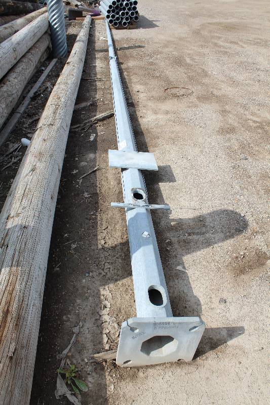 lot 212 image: Galvanized Utility Pole