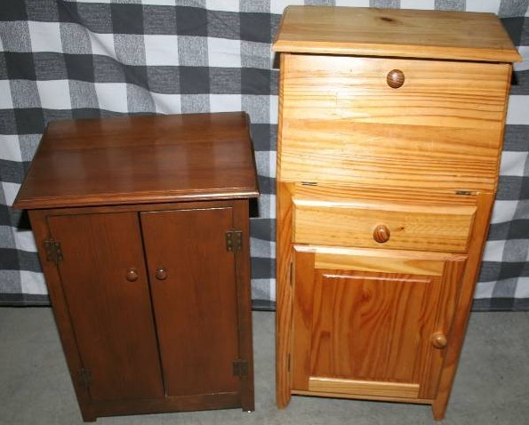 lot 15 image: Secretary Desk and Side Table