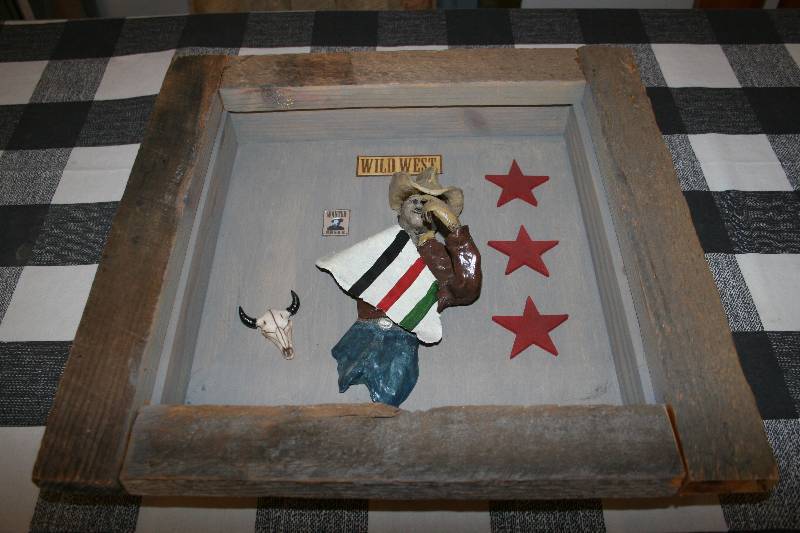 lot 48 image: Wild West Wall Art