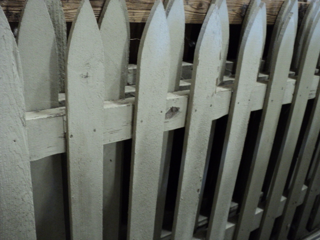 3 panels of 41in x 6.5ft grey picke...