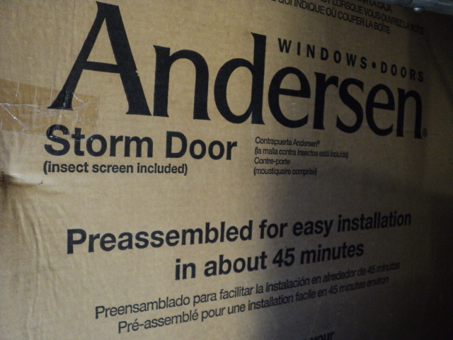 Anderson 36x80 storm door...