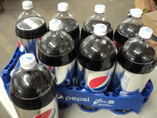 8 pack of 2L Diet Pepsi...