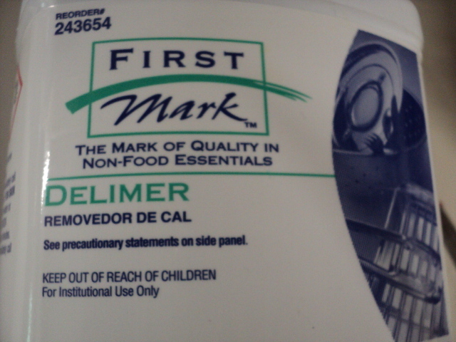 4 gallons of first mark delimer...