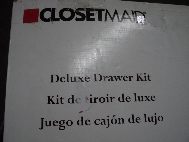 closet maid deluxe drawer kit...