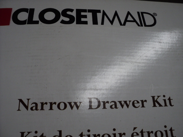 2 closet maid deluxe drawer kits...