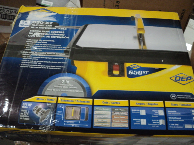 QEP 650XT Title Wet saw with extens...