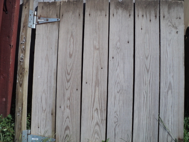 1 gate - 4 tall x 45 wide - board...