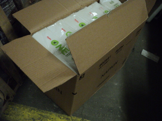 4500 One Step 1 ply napkins...