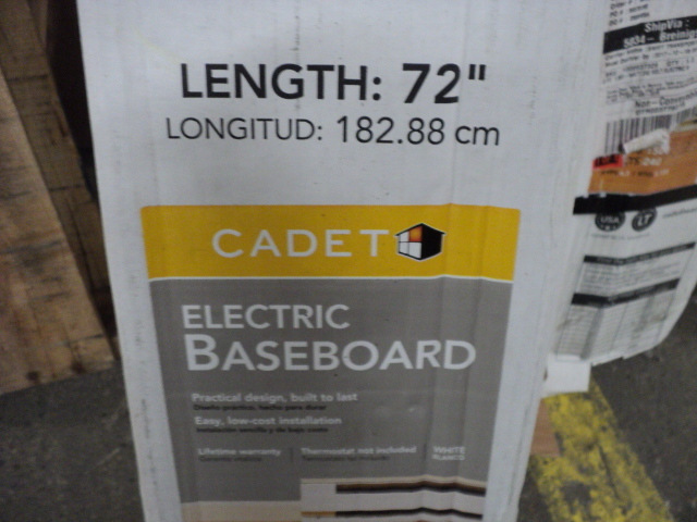 Cadet Electric Baseboard Heater 72...