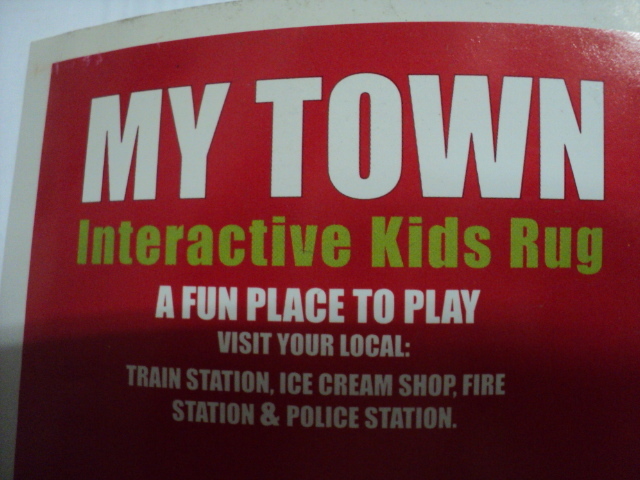 My Town Interactive kids rug 35.8 ...