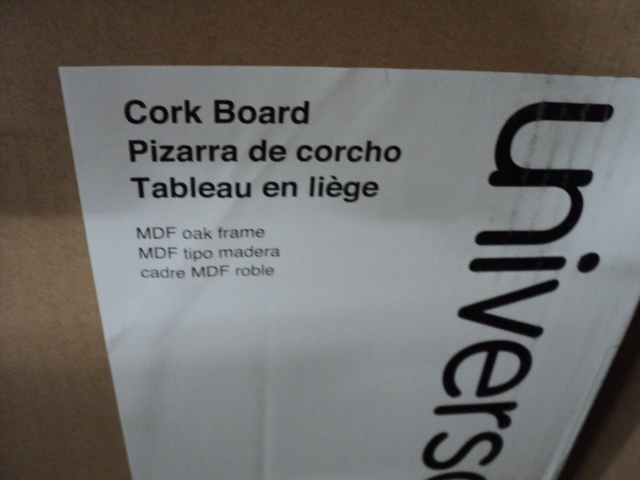 Universal cork board 36 x 48...
