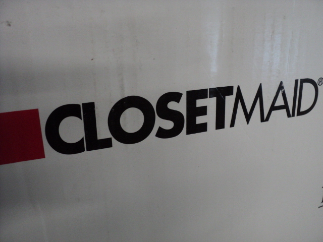 Closet Maid top shelf kit...