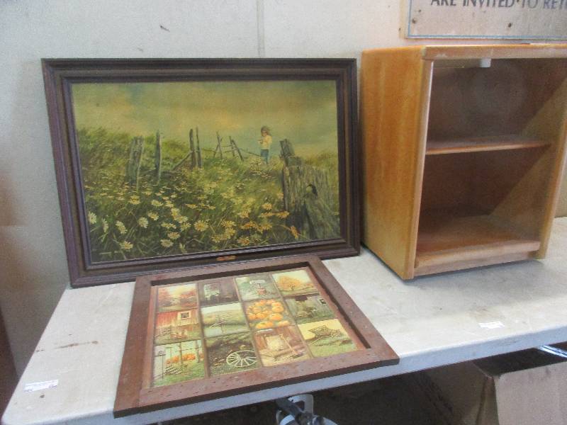 Cabinet and Pictures