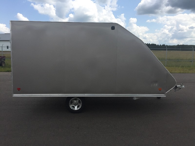 lot 6 image: 2018 SNOPRO 101X12 HYBRID SNOWMOBILE TRAILER
