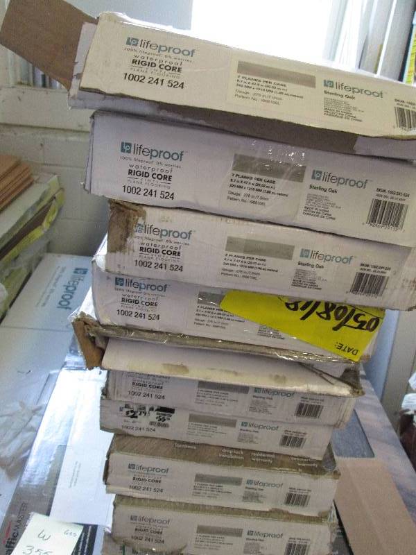 lot 356 image: 10 Cases LifeProof Sterling Oak 8.7...