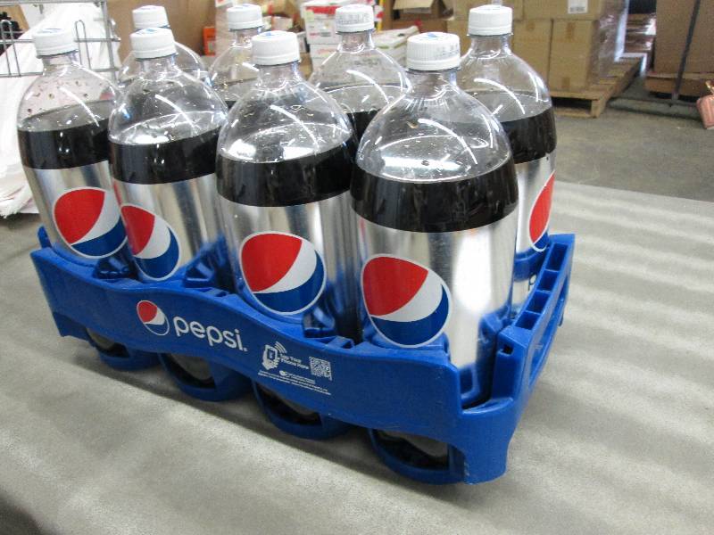lot 91 image: Case of 8- 2L Bottles of Diet Pepsi...