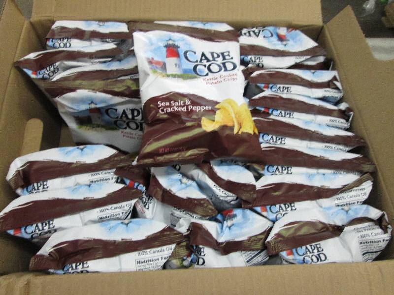 lot 103 image: Case of 24 - 2.5 oz Cape Cod Sea Sa...