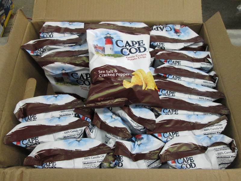 lot 105 image: Case of 24 - 2.5 oz Cape Cod Sea Sa...
