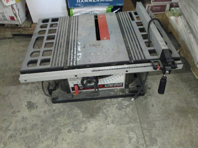 lot 126 image: 10 inch Sklisaw Table Saw...