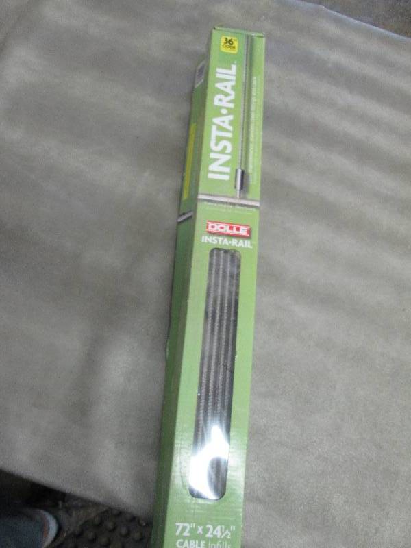 lot 129 image: Lot of 2 Dolle Insta-Rail 2.05 ft S...