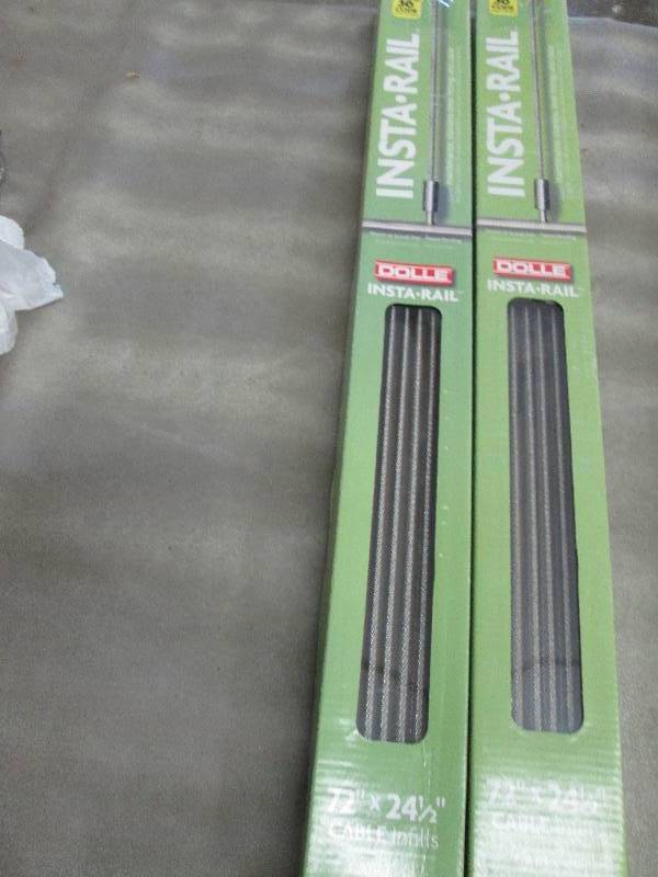 lot 133 image: Lot of 2 Dolle Insta-Rail 2.05 ft S...