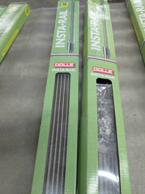 lot 134 image: Lot of 2 Dolle Insta-Rail 2.05 ft S...