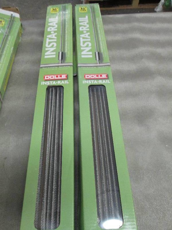 lot 135 image: Lot of 2 Dolle Insta-Rail 2.05 ft S...