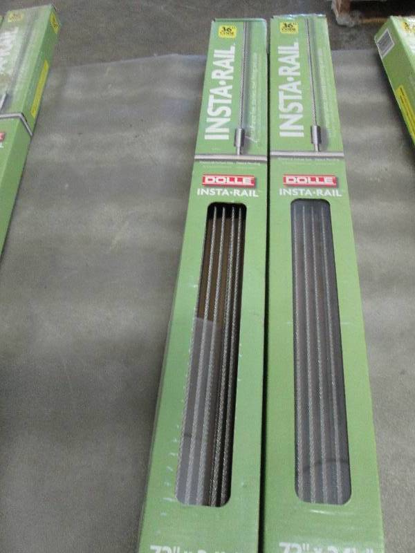 lot 137 image: Lot of 2 Dolle Insta-Rail 2.05 ft S...