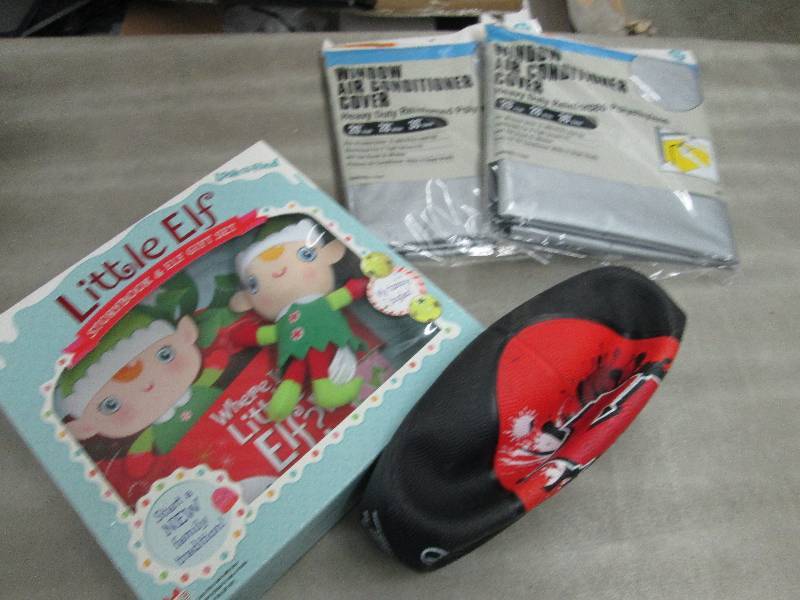 lot 197 image: 2 AC Covers, Basketball, Elf Gift S...