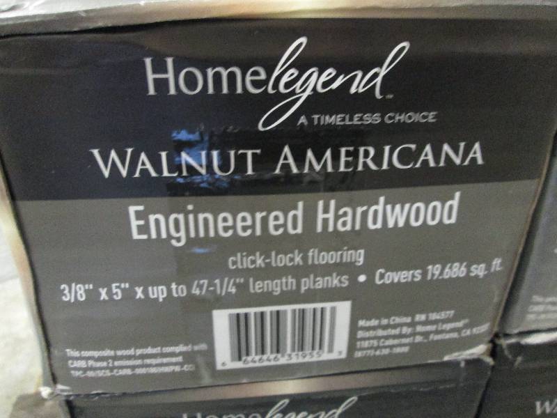 lot 212 image: 6 Cases Home Legend Walnut American...