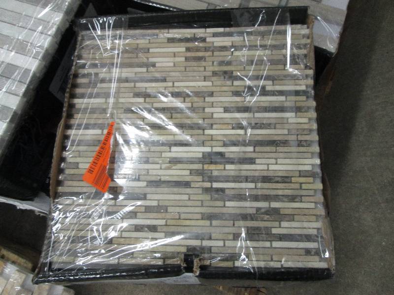 lot 230 image: 9 SheetsMSI Emperador Blend Bamboo ...