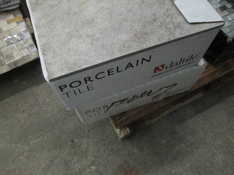 lot 239 image: 2 Cases Daltile Grand Cayman Oyster...