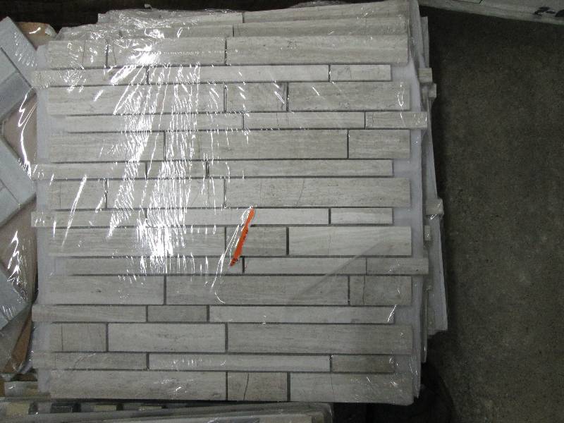 lot 255 image: 6 Sheets MSI White Quarry Interlock...