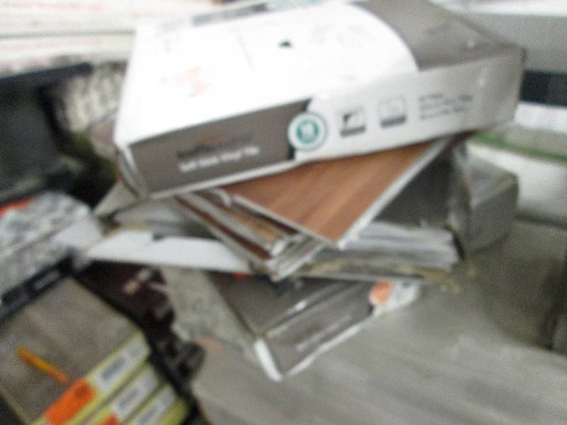 lot 270 image: 4 Cases Assorted Self Stick Tile ...