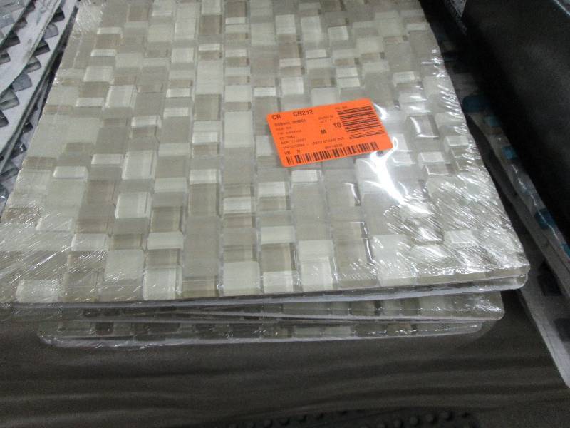 lot 283 image: 8 Sheets 12x12 Straw Blend Decorati...