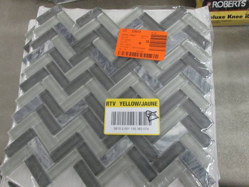 lot 285 image: 8 Sheets Daltile Sterling Mosaic Ti...