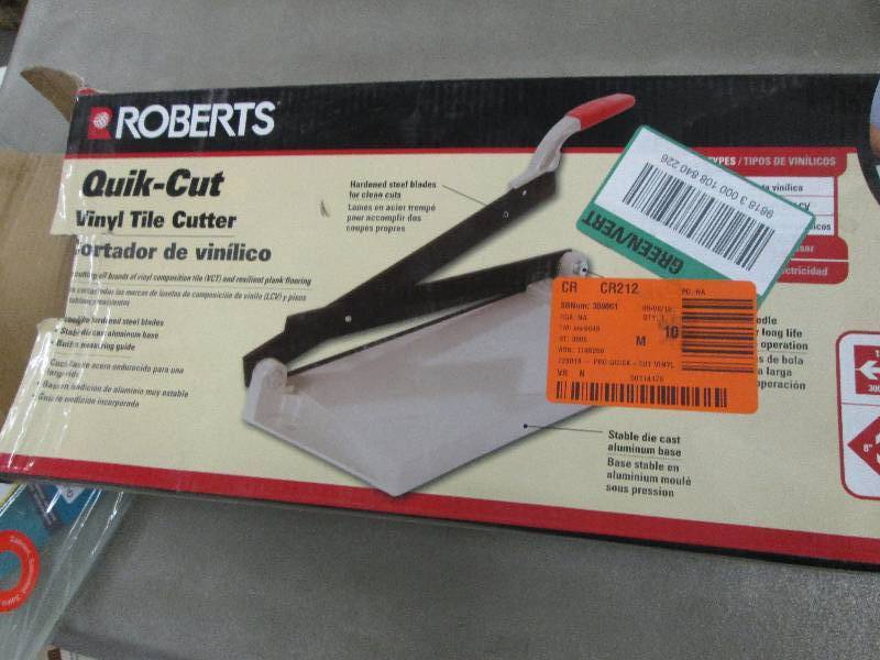 lot 291 image: Roberts  12 in. Quik-Cut Vinyl Tile...