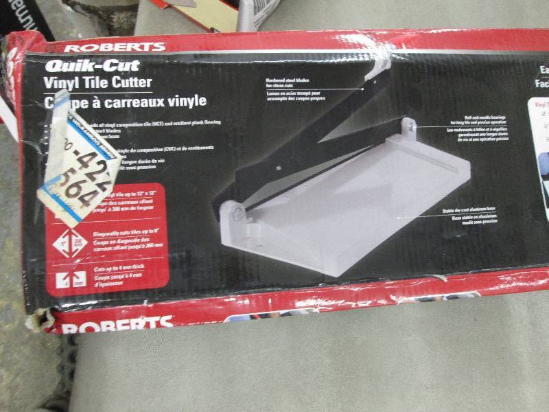 lot 292 image: Roberts  12 in. Quik-Cut Vinyl Tile...