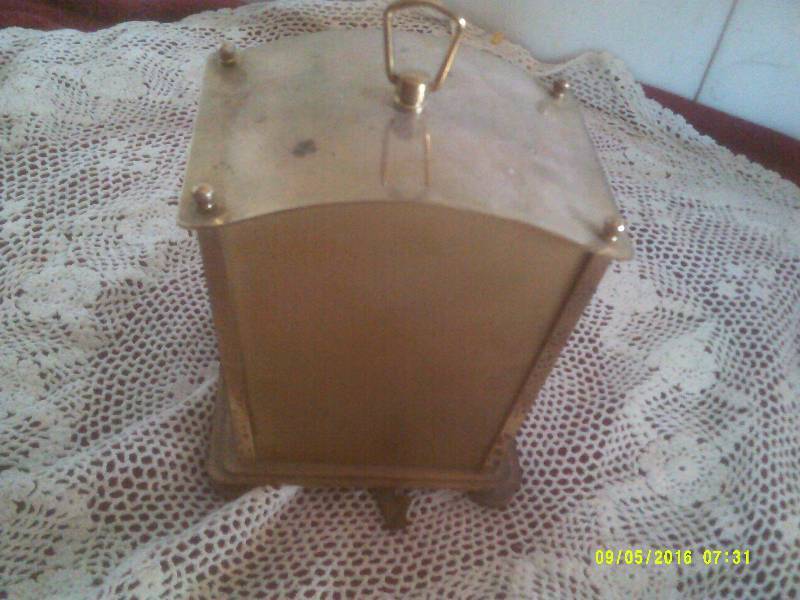 ANTIQUE BRASS CLOCK